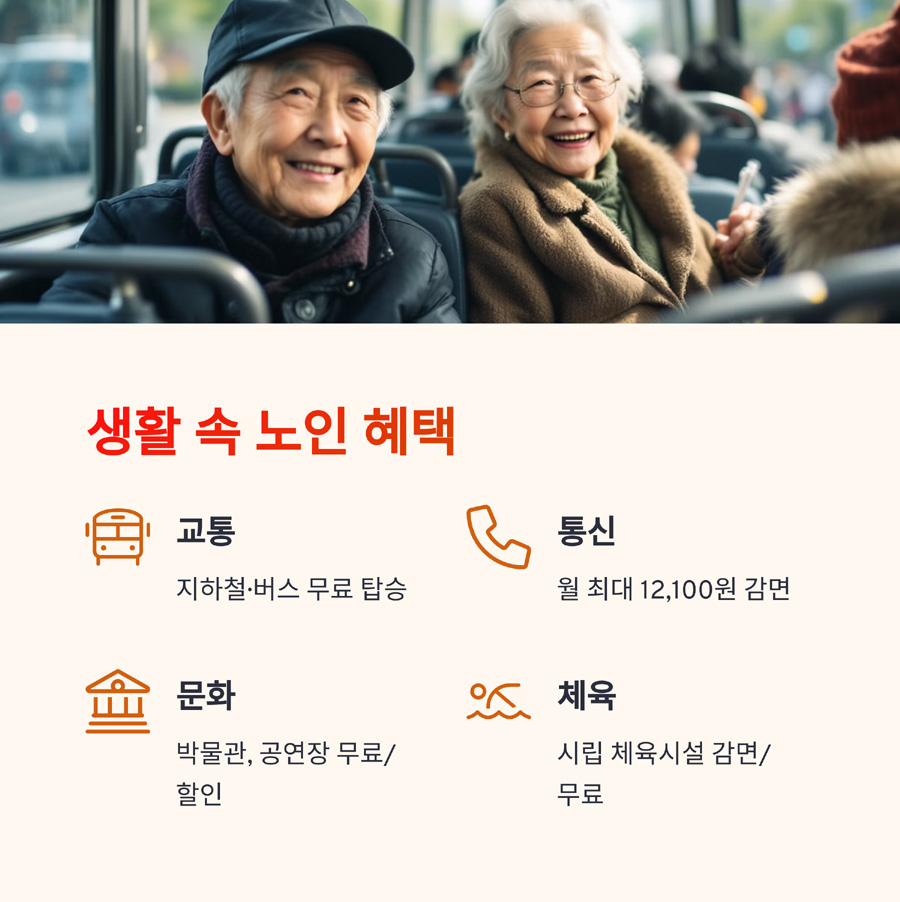 2025년 노인복지 혜택 완전정리 공유하기